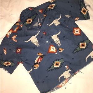 VINTAGE WESTERN BUTTON UP